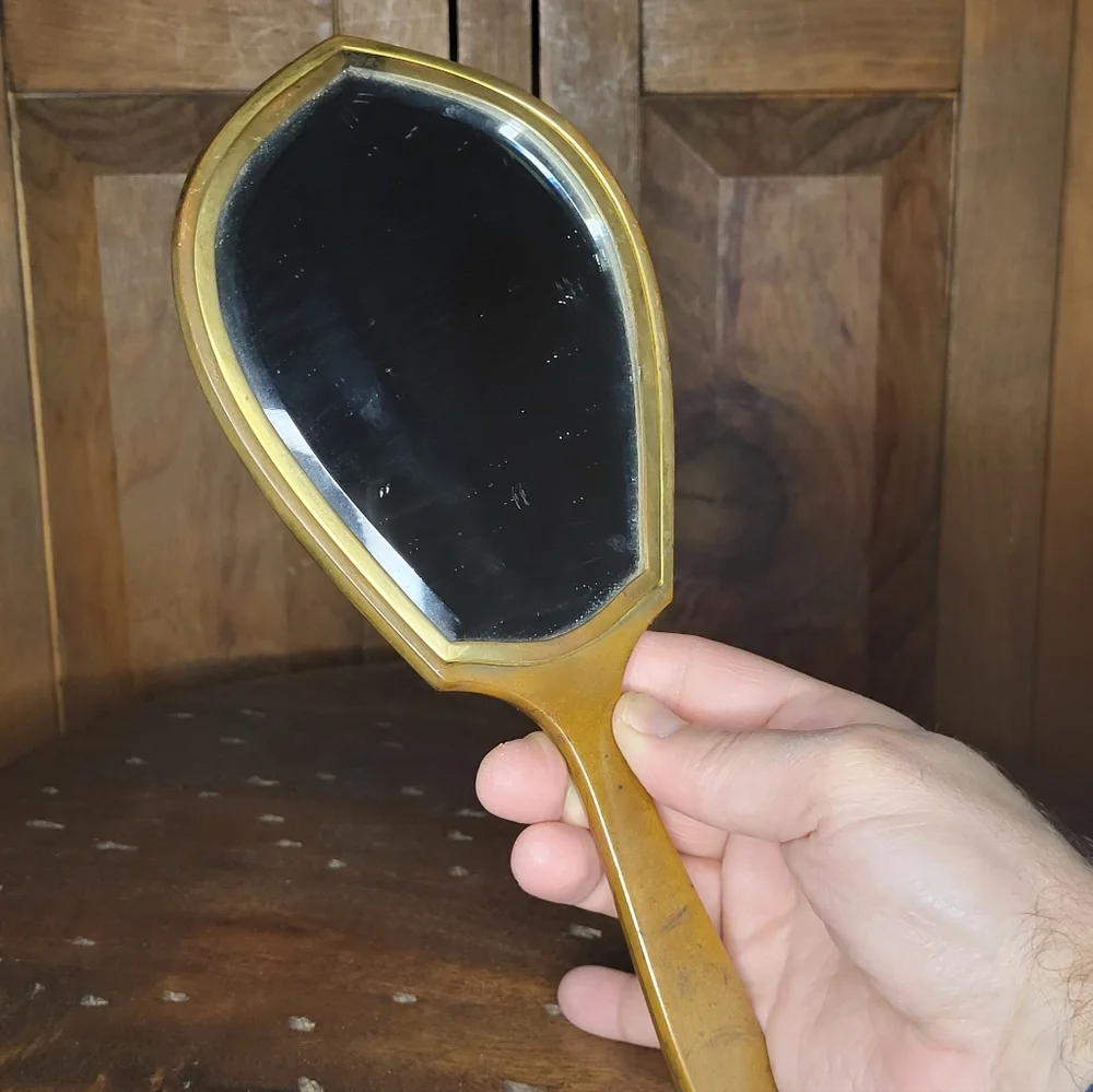 Elegant Floral Hand Mirror - Picture 11 of 17